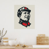 Poster Président Mao Portrait (Cuisine)