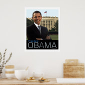 Poster Président Obama (Cuisine)