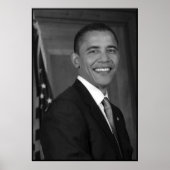 Poster President Obama -- In Black and White (Devant)