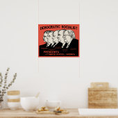 Poster Président socialiste (Cuisine)