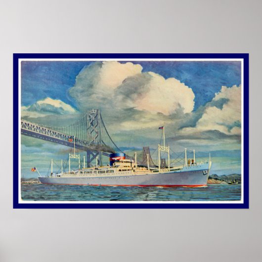 Poster Président SS Hoover (Devant)