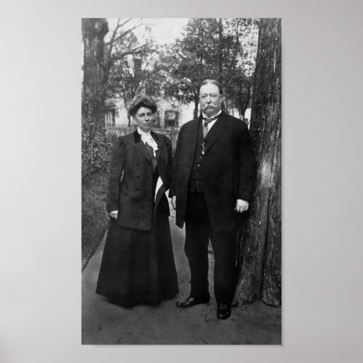 Poster Président Taft et Première Dame Helen Taft - 1909 (Devant)