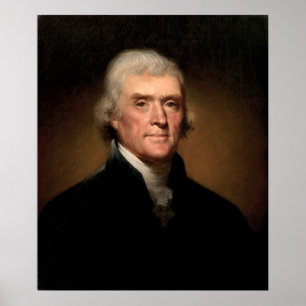 Poster Président Thomas Jefferson