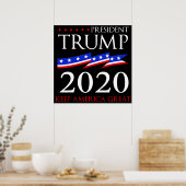 Poster Président Trump 2020 (Cuisine)