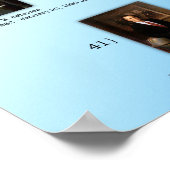 Poster Présidents américains (George Washington - Barack (Coin)