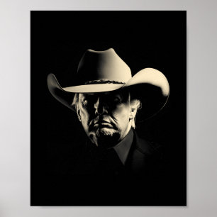Poster Présidents cow-boys