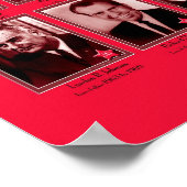 POSTER PRÉSIDENTS DES ÉTATS-UNIS RED C/563 (Coin)