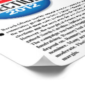 POSTER presidentsverkiezingen 2012 (Hoek)