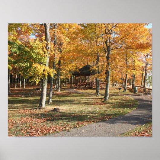 Poster Presque Isle Park on a Fall Day (Devant)