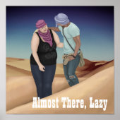 Poster Presque Là, Lazy (Devant)