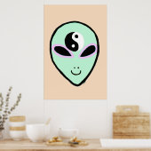 Poster Presse Alien de la paix (Monnaie) (Cuisine)