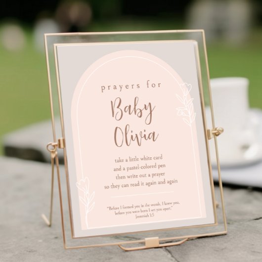 Poster Presse Brown Pastel rose et cuivre pour bébé