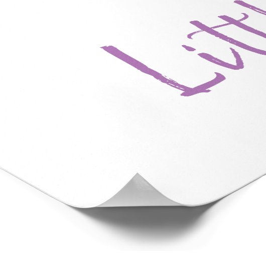 Poster Presse-étoiles rose Imprimer (Coin)