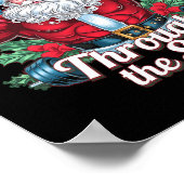 Poster Presser à travers la neige Père Noël Gy Noël (Coin)