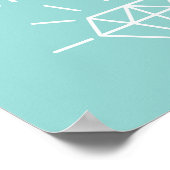 Poster Pression Fait Citer Les Diamants (Coin)