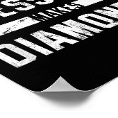 Poster Pressure Makes Diamonds Insrational And Motivation (Coin)