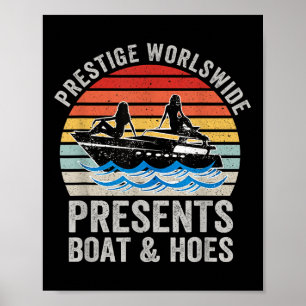 Poster Prestige Worldwide Présente Des Bateaux Et De Mign