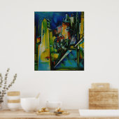 Poster Preston Dickinson - Factory (Modifié) (Cuisine)