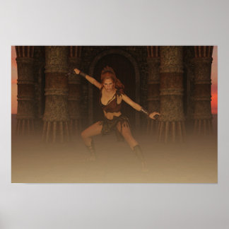 Poster Prêt À Attaquer L'Art numérique