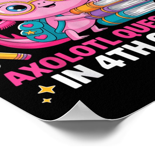 Poster Prêt À Axolotl Question 4e 1re année 4e jour 4e (Coin)