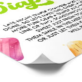 Poster Prêt à pop Baby shower Late Night Diapers Jeu (Coin)