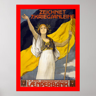 Poster Prêt de la 7e guerre autrichienne (frontière)