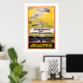Poster Prêt de la 8e guerre autrichienne (blanc) (Bureau à domicile)