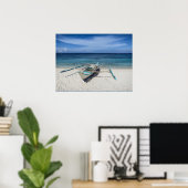 Poster Prêt et en attente (Bureau à domicile)