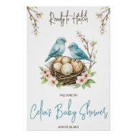 Prêt pour Hatch ! Baby shower aux oiseaux mignons 
