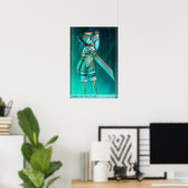 Poster Prêt pour tout (Bureau à domicile)