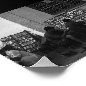 Poster Prêt vintage de livres de China Changsha (Coin)