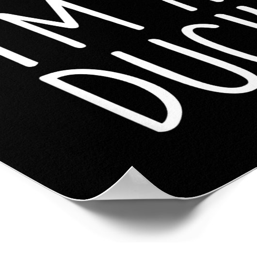 Poster Pretend I'm A Duck Halloween Couples Costume Group (Coin)