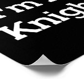 Poster Pretend I'm A Knight Costume Funny Halloween (Coin)