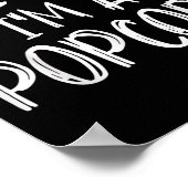 Poster Pretend I'm A Pcorn Costume Halloween Party Family (Coin)