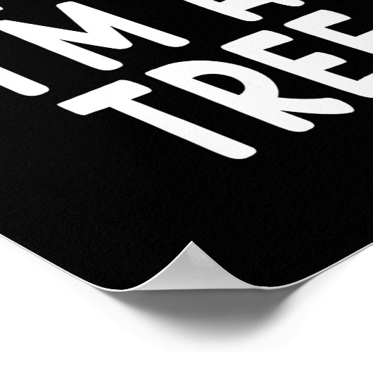 Poster Pretend I'm A Tree Funny Lazy Last Minute Hallowee (Coin)