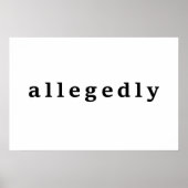 Poster prétendant (Devant)