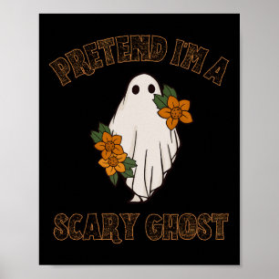 Poster Prétendre que je suis un fantôme effrayant Costume