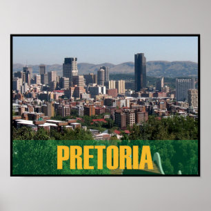 Poster Pretoria, Afrique du Sud