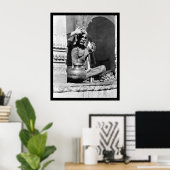 Poster Prêtre Brahman en Inde 1921 (Bureau à domicile)