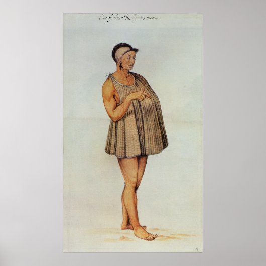 Poster Prêtre indien (Devant)