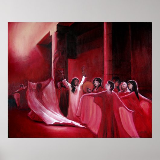 Poster Prêtres des mystères du sang (Devant)