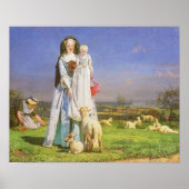 Poster Pretty Baa Lambs by Ford Madox Brown (Devant)