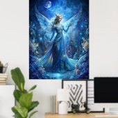 Poster Pretty Fairy in Blue  (Bureau à domicile)