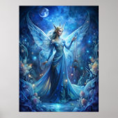 Poster Pretty Fairy in Blue  (Devant)