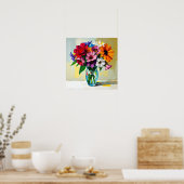 Poster Pretty Floral Design (Cuisine)