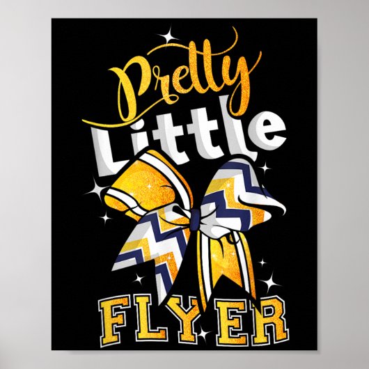 Poster Pretty Little Flyer Cheer Cheerleading Team (Devant)
