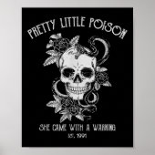 Poster Pretty Little Ison She Came With A Warning  (Devant)