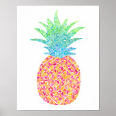 Poster Pretty Pineapple Print (Devant)