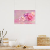 Poster Pretty Pink Carnations Stylish (Cuisine)