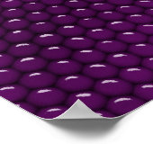 Poster Pretty Purple Lizard Skales Imprimer (Coin)